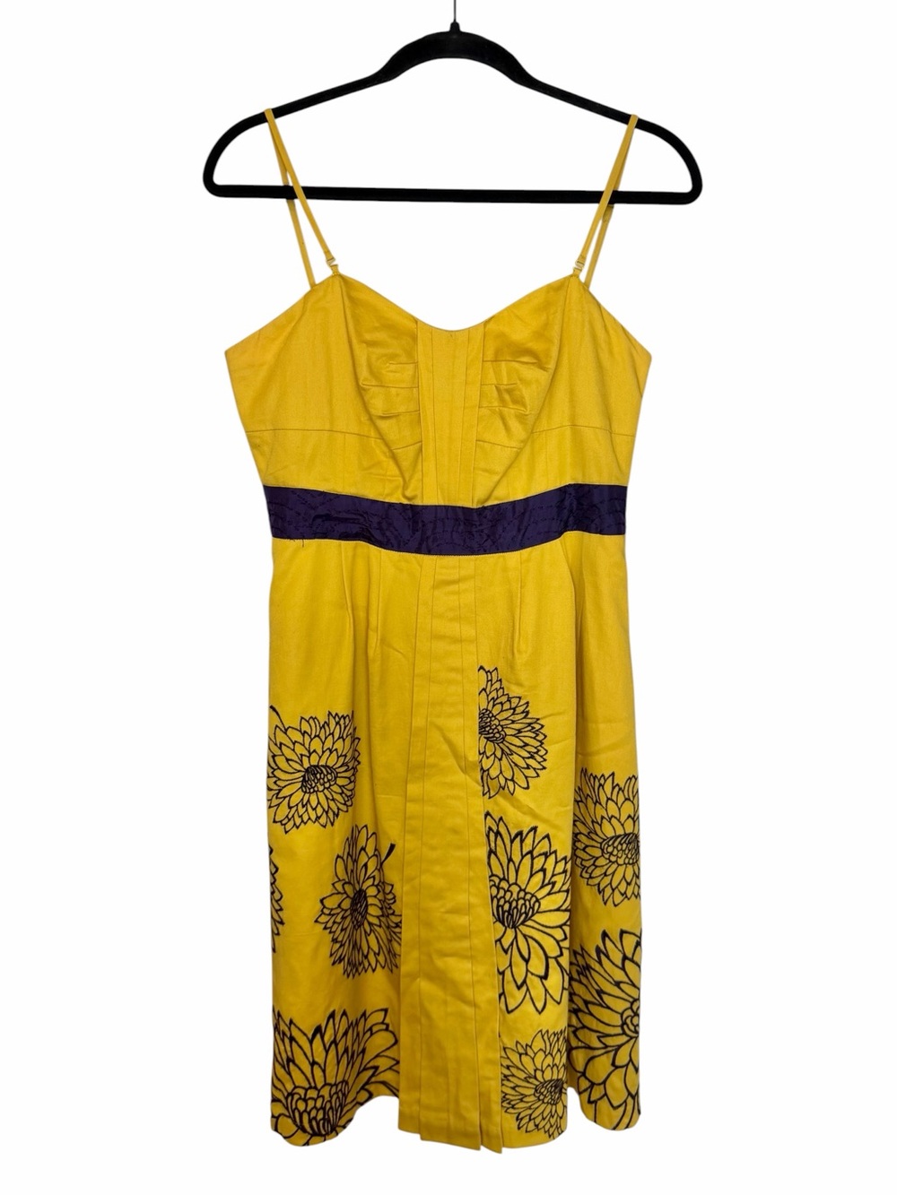 Floreat Ile Royale Embroidered Strapless Dress - Size: 8